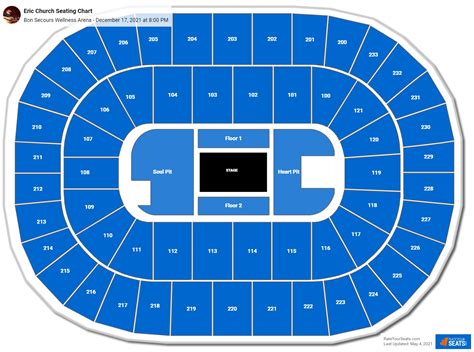 Bon Secours Wellness Arena Seating Charts for Concerts - RateYourSeats.com