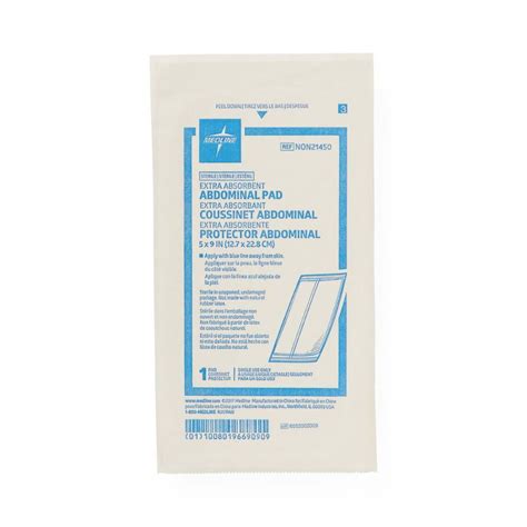 Buy Medline Extra Absorbent Abdominal Pad Sterile Abd Pad