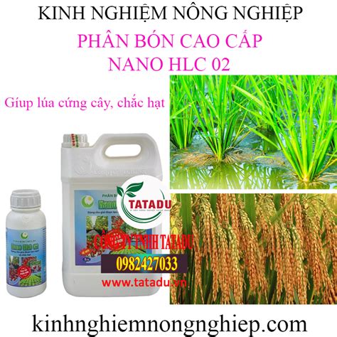 Nano Hlc 02 Chai 500ml Can 5 LÍt ChẾ PhẨm Sinh HỌc Hlc