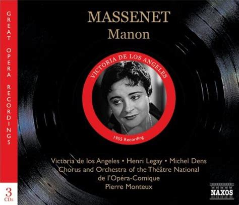 Amazon Co Jp Massenet Manon Los Angeles Legay Monteux