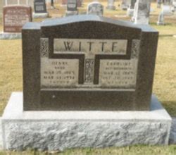 Henry Witte M Morial Find A Grave