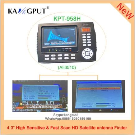 High Sensitive And Fast Scan Hd Satellite Finder Kpt H