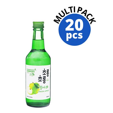 Chorong Soju Green Apple Ntuc Fairprice