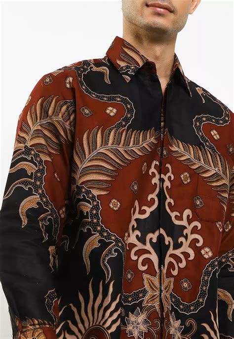 Jual Batik Tibodunyo Akssa Kemeja Batik Premium Pria Casual Modern