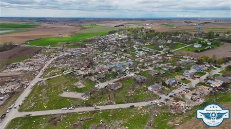 Drone Footage Shows Tornado Damage In Minden Iowa