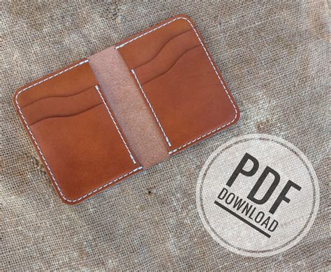 Wallet Template Leather