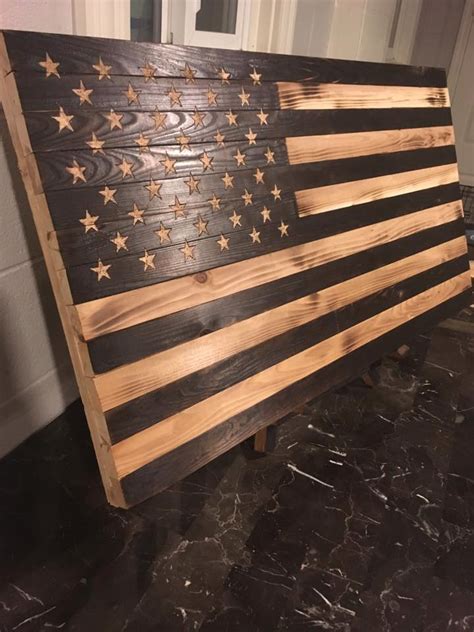 How To Make A Burnt Wooden American Flag