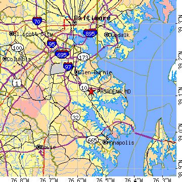 Pasadena, Maryland (MD) ~ population data, races, housing & economy