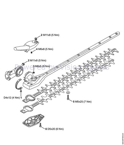 Stihl Hedge Trimmer Parts Diagram