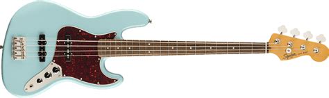 Squier Classic Vibe 60s Jazz Bass Daphne Blue Reverb