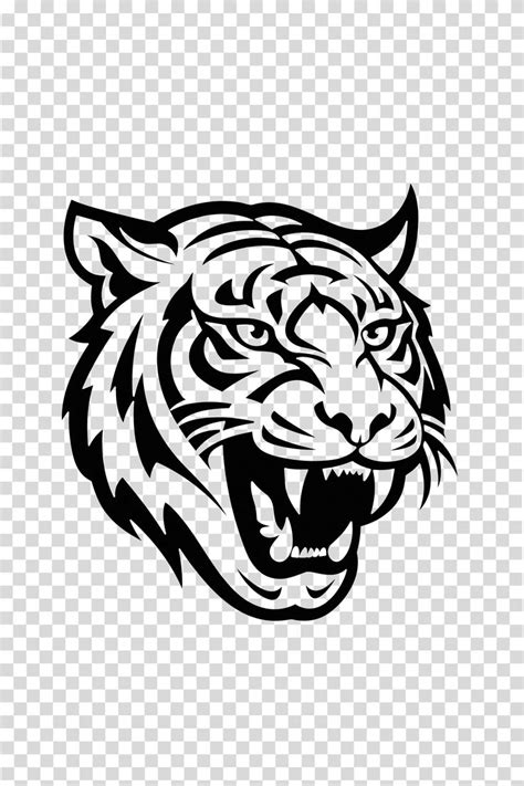 Simple Bengal Tiger Head Logo Mascot Stock Vector Royalty Free 2355385403 Shutterstock