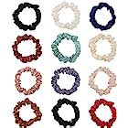 Amazon ZZICEN Satin Scrunchies 60 Colors Silk Scrunchies Hair