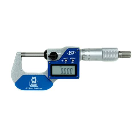 Moore Wright Mw Dabi Digital External Micrometer Ip Mm