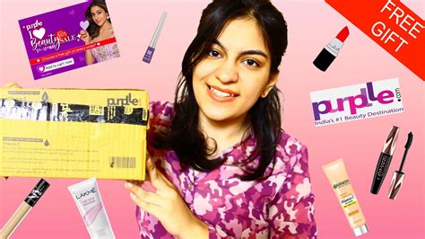 Purple Haul I Heart Beauty Sale Makeup And Skincare Haul Under Rs