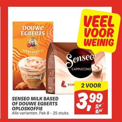 Senseo Milk Based Of Douwe Egberts Oploskoffie Alle Varianten Pak