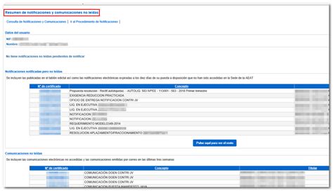 Agencia Tributaria Consulta De Notificaciones Y Comunicaciones En La