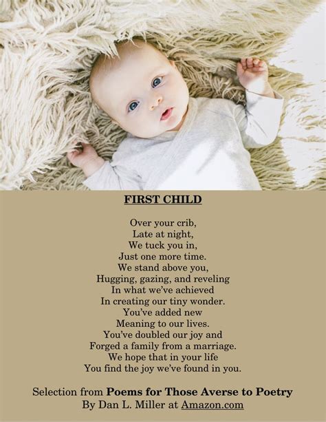 First Child Poems For Those Averse To Poetry Kids Poems Poetry Poems