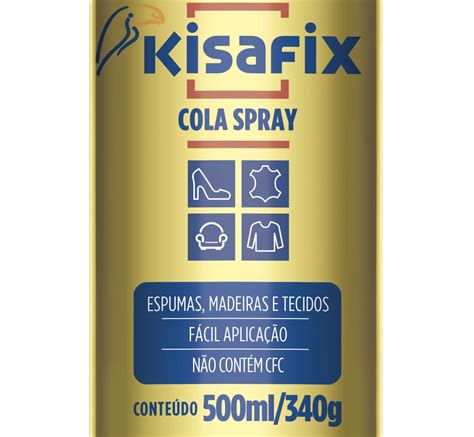 Adesivo Cola Kisafix Spray 340 G