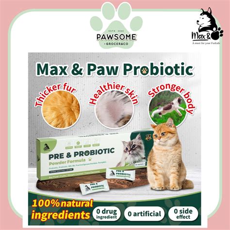 Max And Paw All Natural Organic Prebiotic And Probiotic Pet Supplement