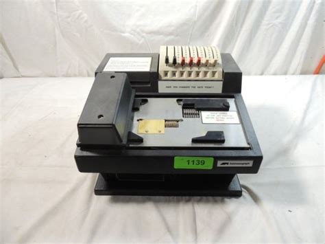 VINTAGE ADDRESSOGRAPH CREDIT CARD MACHINE MANUAL