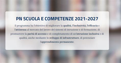 Programma Nazionale Scuola E Competenze Online Il Nuovo