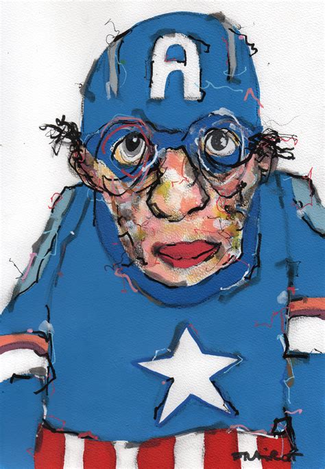 Captain América par Maxime Frairot 2023 Peinture Artsper