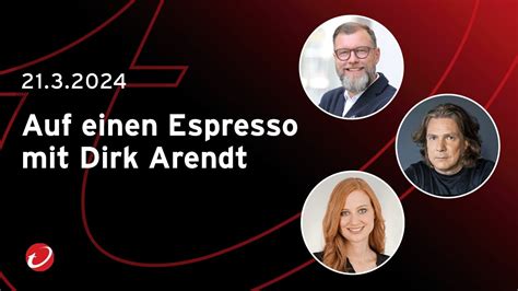 Auf Einen Espresso Mit Dirk Arendt Gast Prof Dr Dirk Labudde