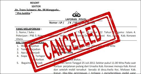 Contoh Surat Permohonan Pencabutan Laporan Kepolisian Doc Surat Permohonan Desain Contoh