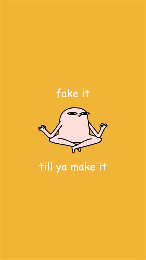 Download Funny Aesthetic Fake Meditating Wallpaper | Wallpapers.com