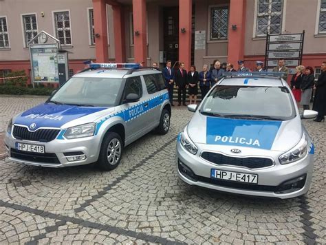 Policja ma nowe radiowozy Terenowa skoda i kia wchodzą do służby ZDJĘCIA