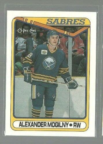 1990 91 O Pee Chee 42 Alexander Mogilny RC Ref 111738 EBay