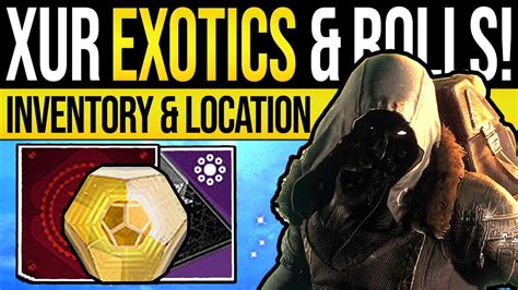 Destiny 2 XUR S EXOTICS DLC CHANGES Xur Location Traction Loot