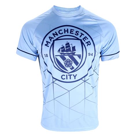 Camiseta Manchester City Spr Maine Masculina Azul E Marinho Compre