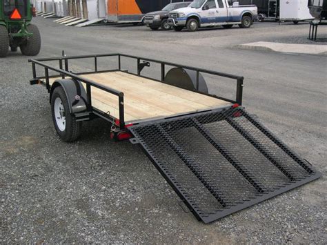 Big Tex 5x10 Landscape Utility Trailer With Rear Ramp Gate