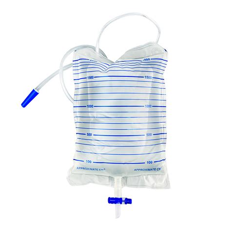 2000ml T Valve Pull Push Valve Economic Luxury Urinary Drainage Bag