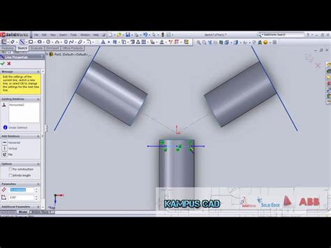 فیلم آموزشی آموزش Solidworks نحوه ساخت مدل اتصال لوله سه طرفه با استفاده از Solidworks فیلم