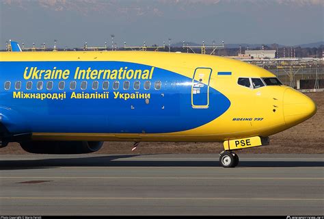 UR PSE Ukraine International Airlines Boeing 737 84R WL Photo By Mario