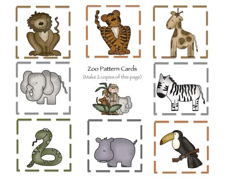 Free Printable Pictures Of Zoo Animals