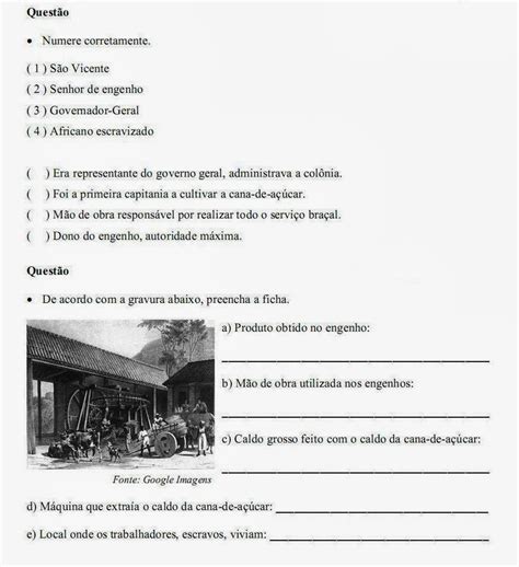 Espaço Saber Infantil ATIVIDADES DE HISTÓRIA 4 ANO EXERCÍCIOS