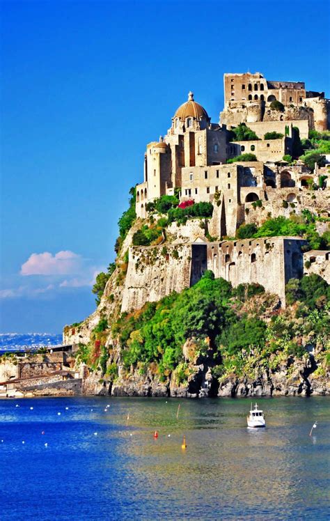 Aragonese Castle Is A Medieval Castle Located In Ischia At The