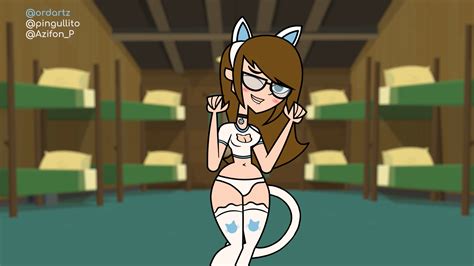 Rule 34 Ally Disventure Camp Azifon Ping Big Breasts Brown Hair Cat Ears Cat Tail Catgirl