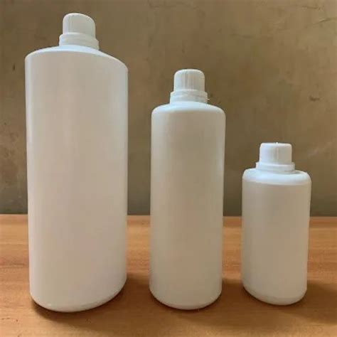 Screw Cap Narrow Mouth Plastic Bottle HDPE Use For Storage Chemical