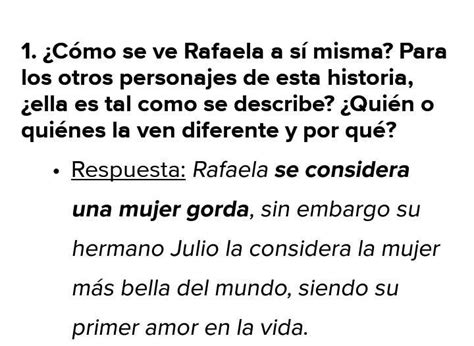 Contesten Solo Si Leyeron La Novela Rafaela De Mariana Furiasse