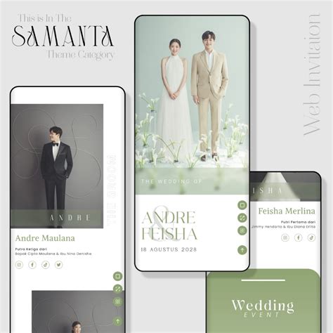 Jual Undangan Pernikahan Digital Invitation Website Wedding Invitama