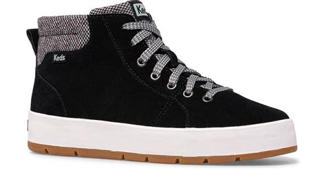 Keds Suede Tahoe Sneaker Boot In Black Lyst