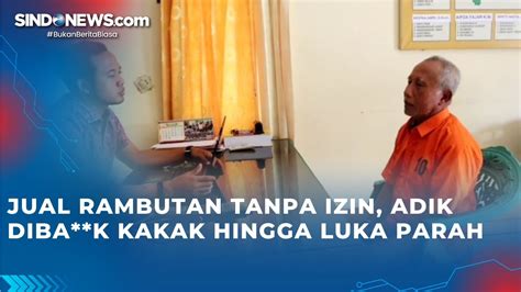 Jual Rambutan Tanpa Izin Adik Diba K Kakak Hingga Luka Parah Youtube