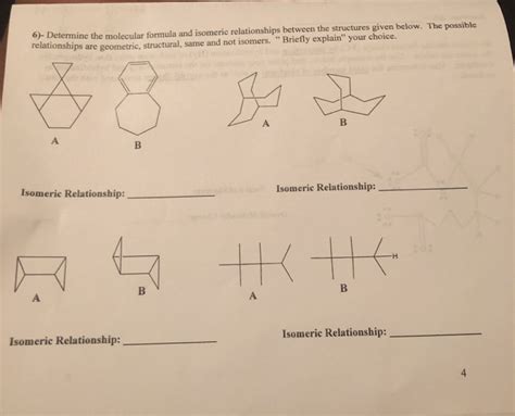 Solved Determine The Molecular Formula And Isomeric Chegg