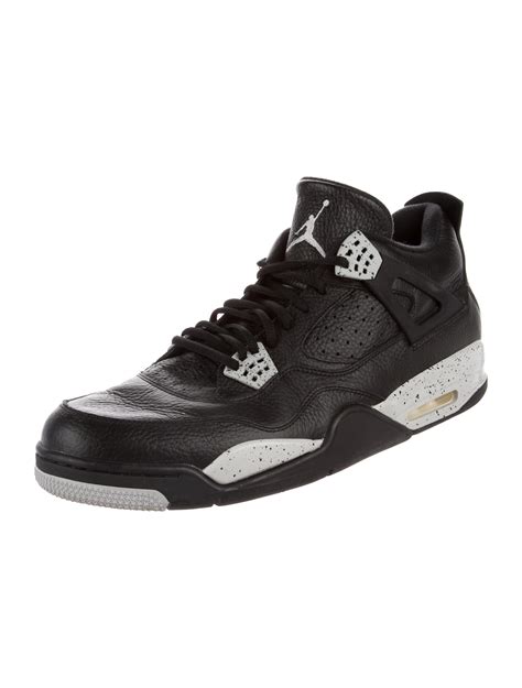 DoNotUse1223 Nike Air Jordan Retro 4 Oreo Sneakers - Black Sneakers ...