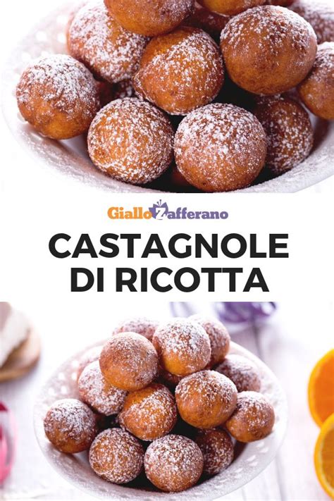 Castagnole Di Ricotta Ricetta Ricette Frittelle Di Patate Dolci