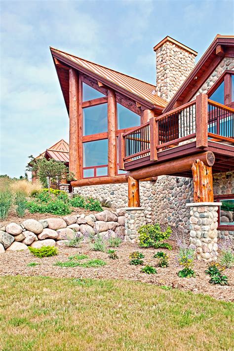 Exteriors By Wisconsin Log Homes National Design Build Services